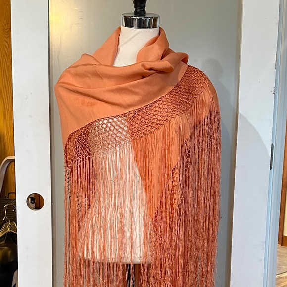 coral shawl wrap